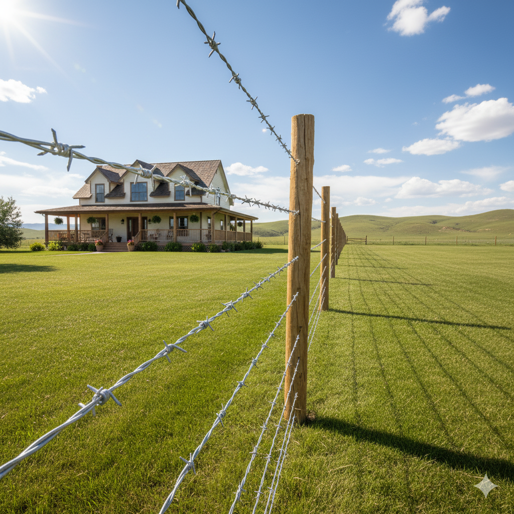Barbed Wire Fence image